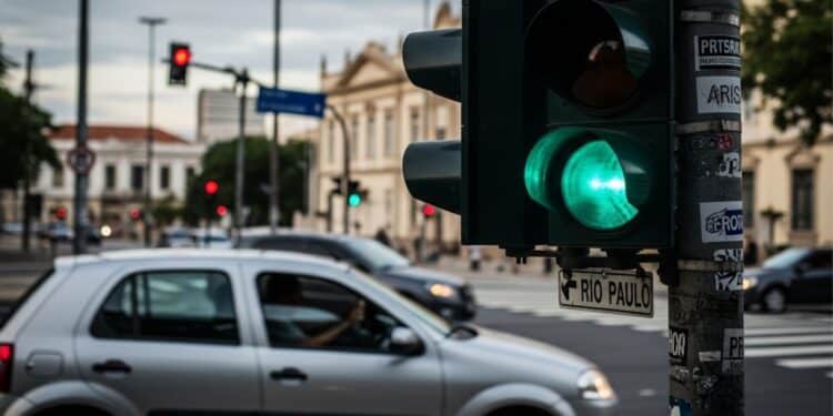 A cor dos sensores dos semáforos mudou