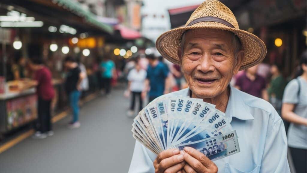 Idosos tem direito a dois novos benefícios: "NT$ 800 por mês até o falecimento", que podem ser depositados diretamente em suas contas bancárias