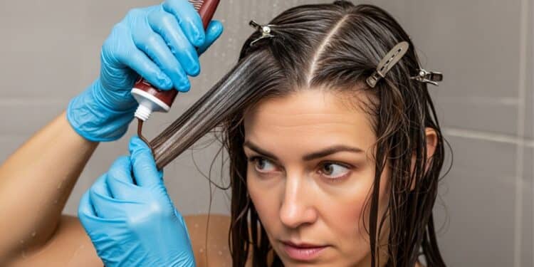 Produto tonalizante que ajuda a revitalizar a cor do cabelo em poucos minutos no banho