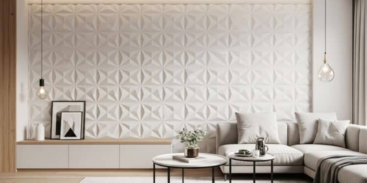 Diga adeus à pintura tradicional! Painéis decorativos transformam paredes da sala em poucas horas