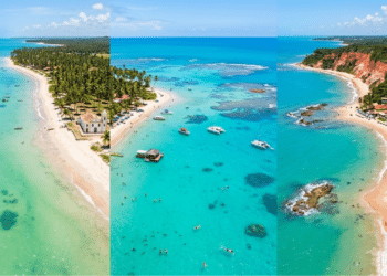 Os 3 “Caribes brasileiros” que hipnotizam estrangeiros com a cor surreal de suas águas