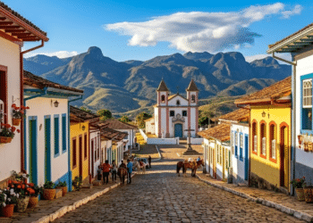 Fundada em 1716, essa vila mineira a 1.500 m de altitude encanta com 14 cachoeiras e noites frias