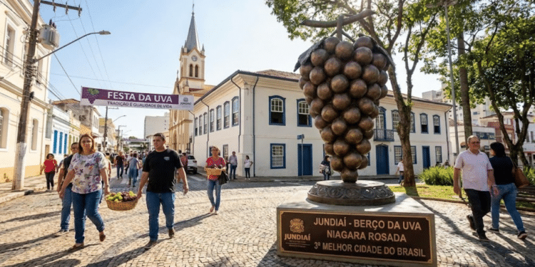 A 3ª melhor cidade do Brasil para morar fica a 57 km de São Paulo e criou a uva mais consumida do país