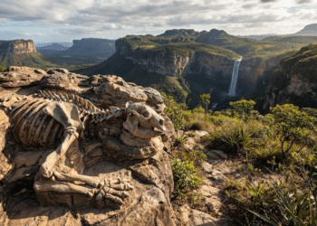 Com fósseis de preguiças gigantes, 300 cachoeiras e 3 biomas diferentes, esse paraíso no Brasil esconde um lado selvagem