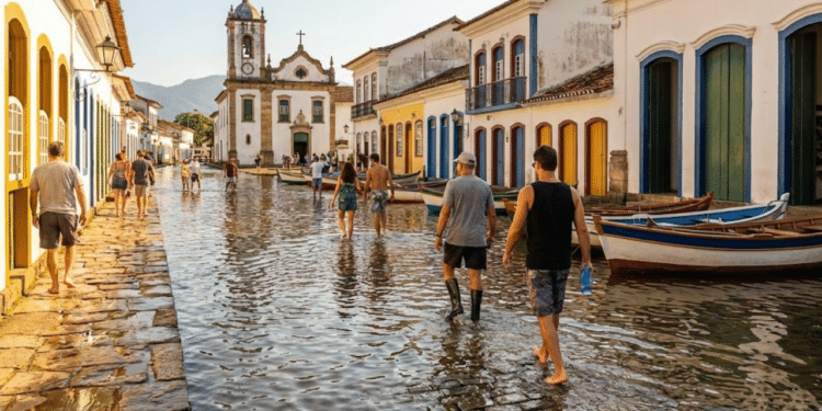 O segredo das ruas de pedra que "se limpam" sozinhas quando a maré sobe nesta vila histórica do RJ