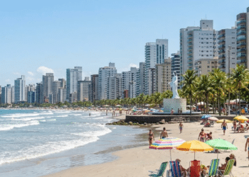 Praia Grande é mais do que a praia de fim de semana de São Paulo. / Imagem ilustrativa
