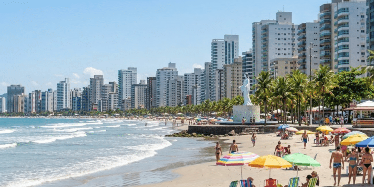 Praia Grande é mais do que a praia de fim de semana de São Paulo. / Imagem ilustrativa