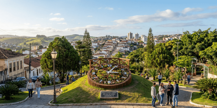 A Suíça Pernambucana sobre montanhas que registra 9 °C em pleno Nordeste e tem o único relógio de flores do Norte do Brasil