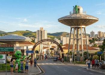 A cidade famosa por ataques de ETs e discos voadores que surpreende ao liderar rankings de segurança em Minas Gerais