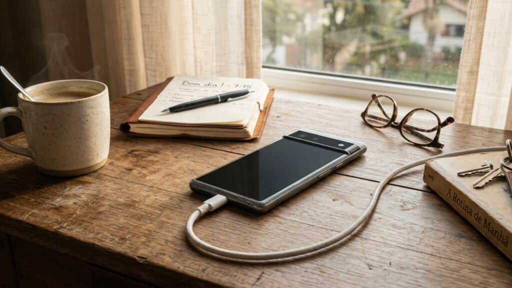 O erro que 'mata' a bateria do seu celular enquanto você dorme: por que carregar até 100% é um prejuízo silencioso