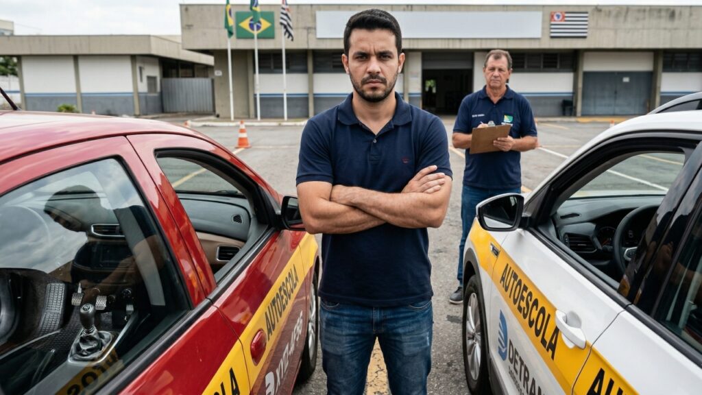 Motoristas podem pagar quase R$ 600 de multa com nova lei ao dirigir automático sem CNH adequada