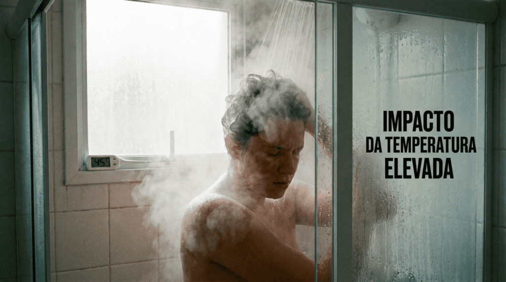 Os cabeleireiros concordam: "Lavar o cabelo com água muito quente causa estes três efeitos no seu cabelo."