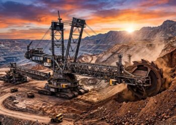 Maior veículo do mundo impressiona ao pesar 14.200 toneladas e desafia os limites da engenharia ao 'cortar' montanhas de terra sozinho