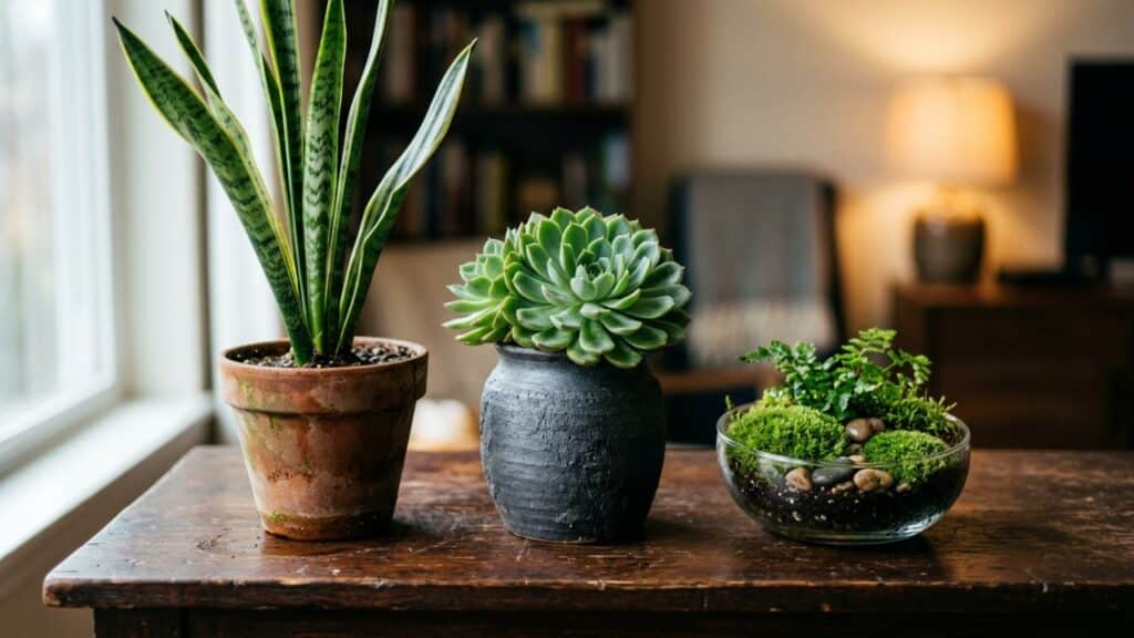 decoração com planta