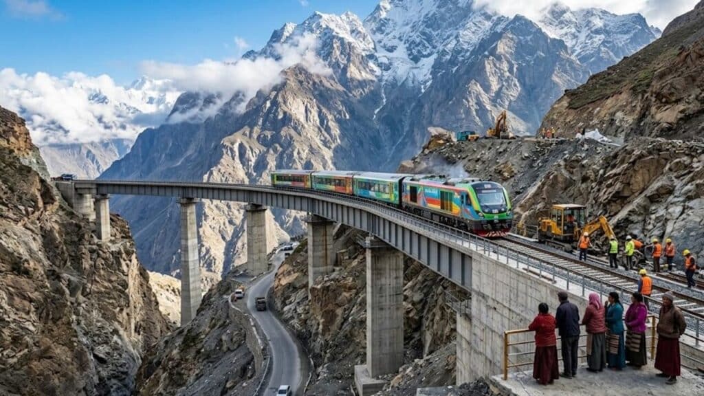 Índia surpreende com plano para ferrovia mais alta do mundo no Himalaia acima de 3.900 metros de altitude em megaprojeto de R$ 65,0 bilhões