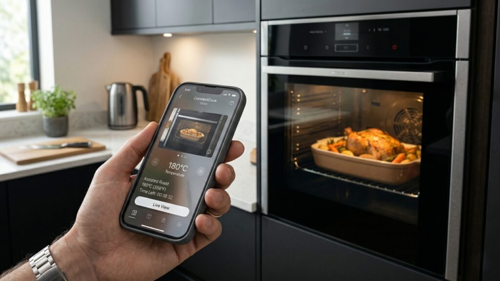 O novo forno elétrico analisa o alimento e ajuda o usuário a errar menos na cozinha