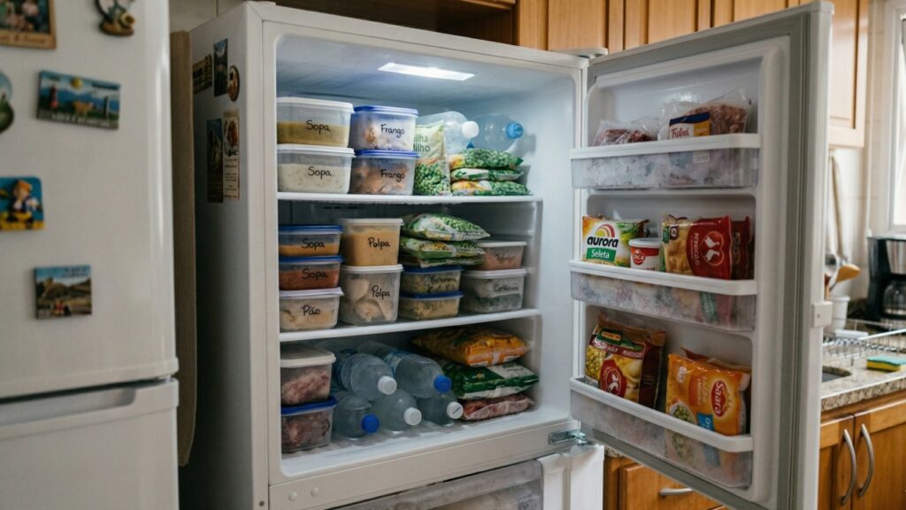 Por que manter seu congelador cheio pode ajudar a economizar energia