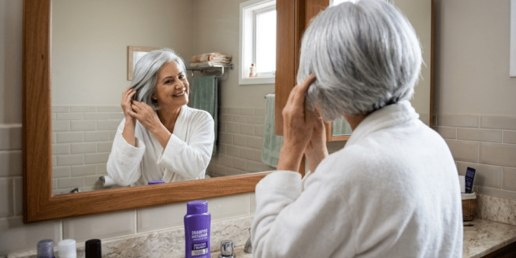 O shampoo consegue apagar o brilho prateado de forma natural