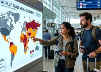 Mapa feito pelos EUA de países que trazem perigo aos americanos tem alerta amarelo para Brasil