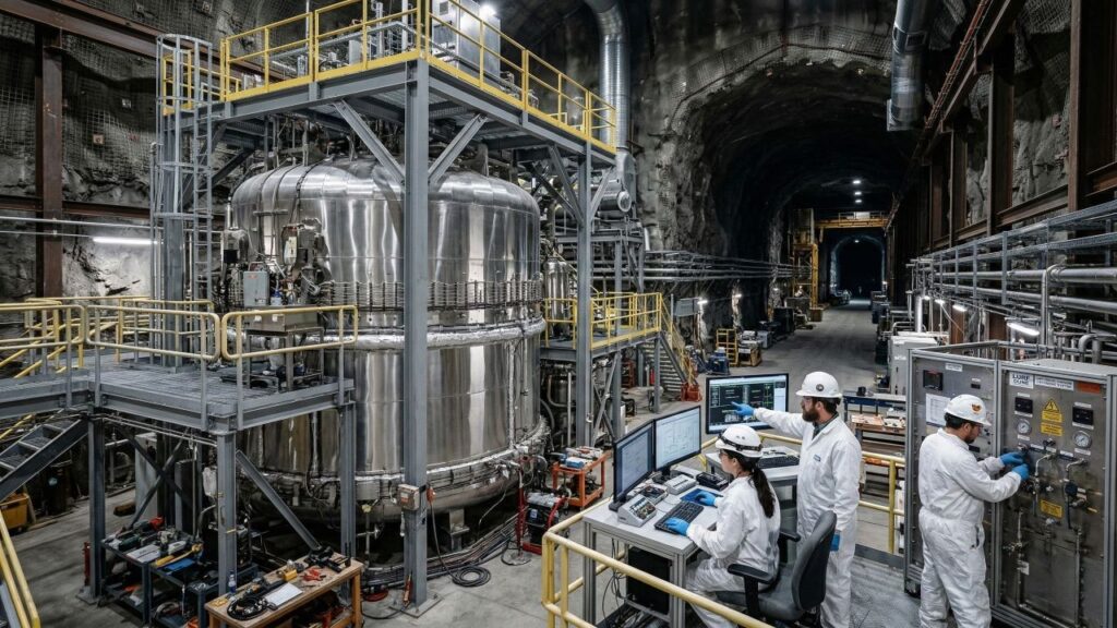 Antiga mina de ouro a 1.500 metros vira laboratório gigante que tenta revelar segredos do universo