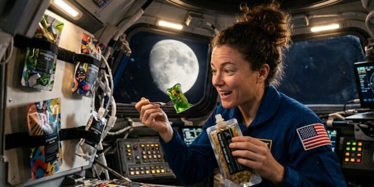 O cardápio inusitado dos astronautas na missão Artemis II rumo à Lua e como será a alimentação no espaço