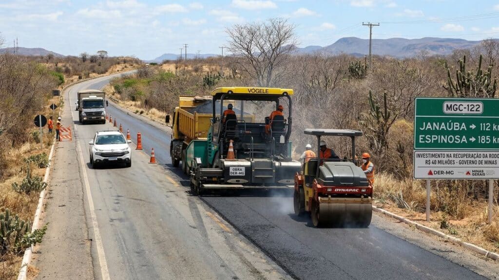 Investimento de R$ 40 milhões em rodovia no Norte de Minas mexe com logística e mobilidade