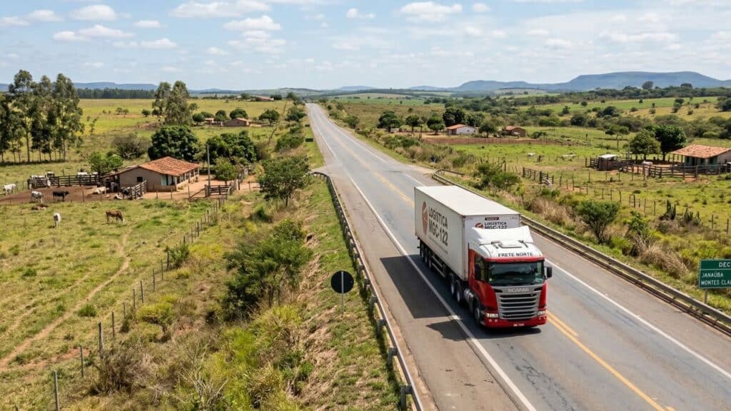 Investimento de R$ 40 milhões em rodovia no Norte de Minas mexe com logística e mobilidade