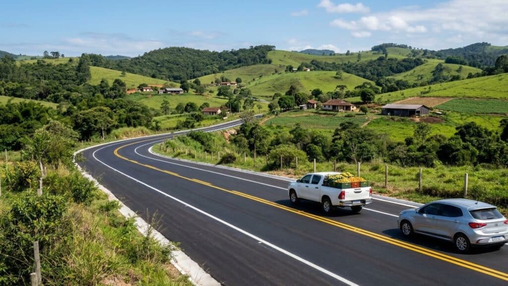 Estrada no sul de São Paulo passa por transformação com obra de R$ 26 milhões e impacto regional