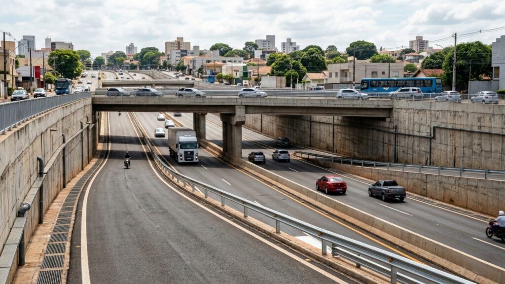 BR-369 em Cambé terá trincheira de 1.260 metros e obra de R$ 25,7 milhões avança