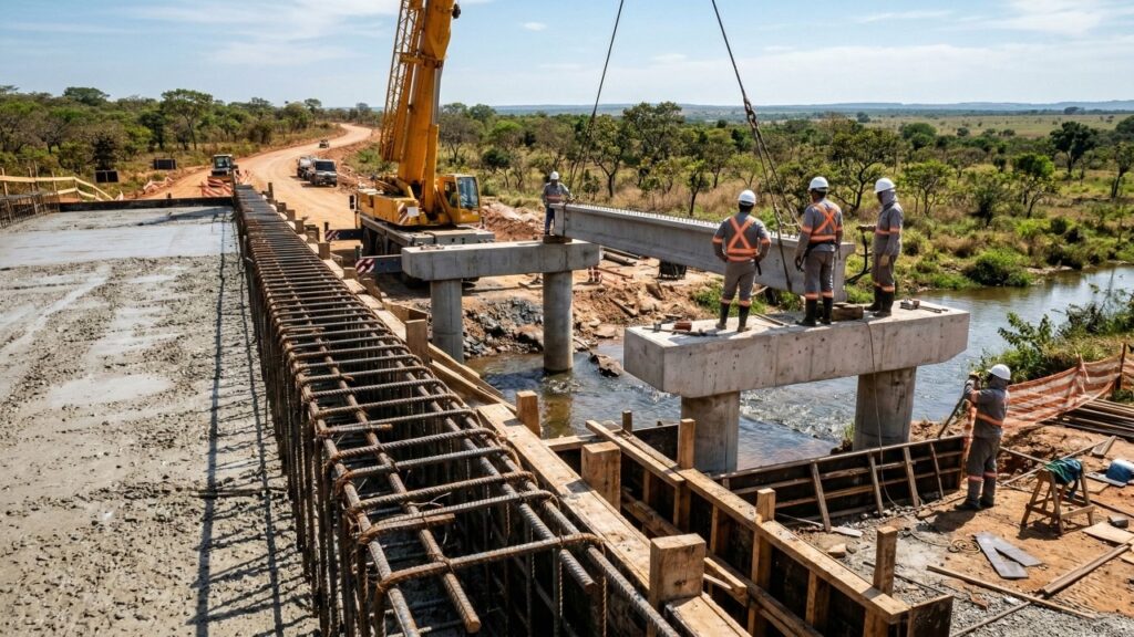 Ponte de R$ 2,5 milhões na GO-336 melhora escoamento da safra entre Goiás e Mato Grosso