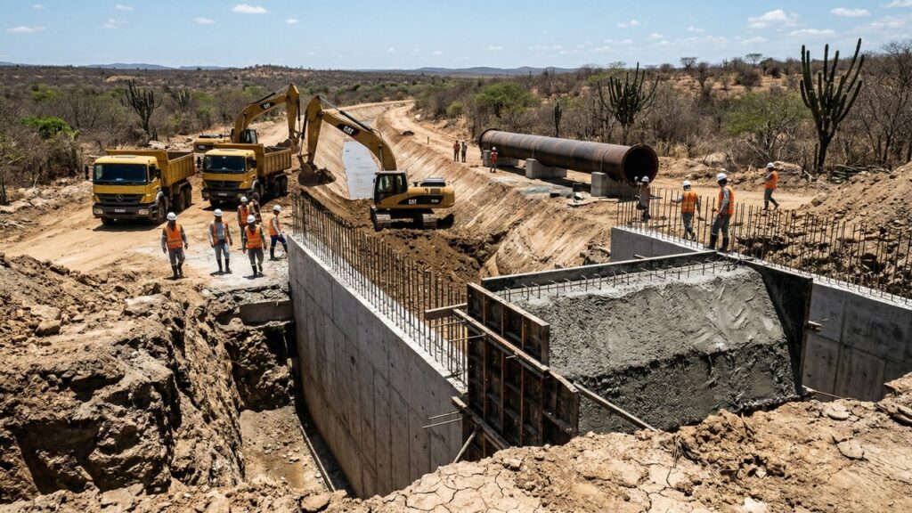 Megaobra hídrica de 145 km e R$ 2 bilhões pode beneficiar mais de 500 mil pessoas no Ceará