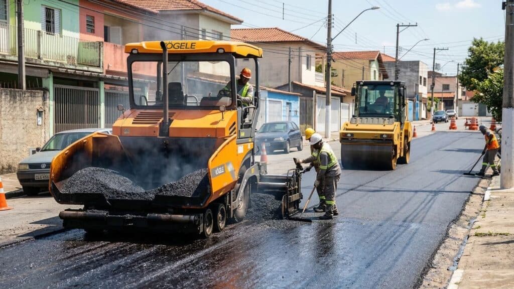 Cidade de Goiás volta a receber obra no asfalto e novo aporte de R$ 1,3 milhão chama atenção