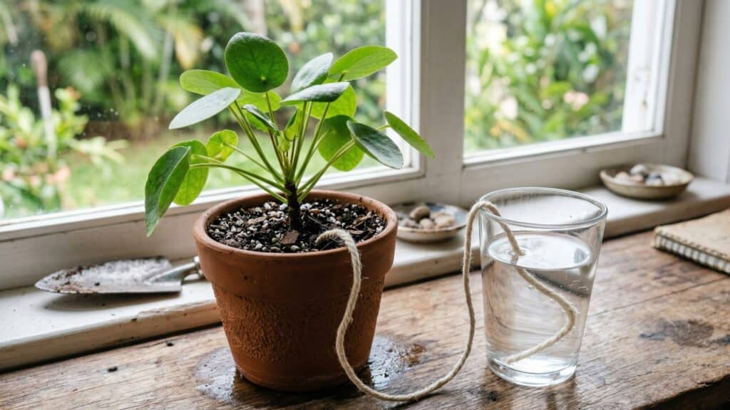 Adeus rega falha: o truque do "barbante mágico" ajuda a manter as plantas vivas com mais praticidade