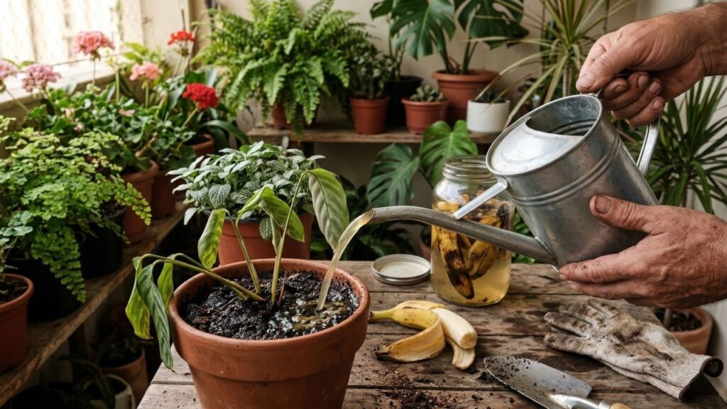 Água com casca de banana: para que serve e por que é recomendado usar nas plantas