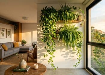 decoração com planta