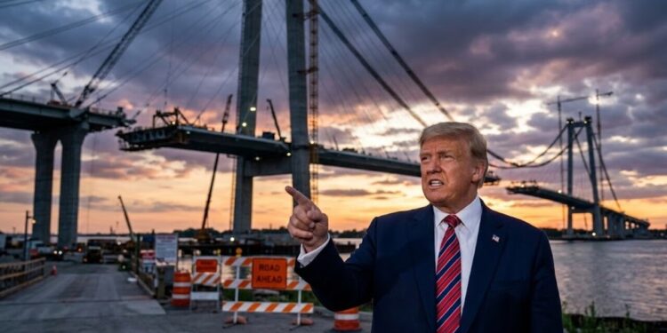 Donald Trump ameaça bloquear ponte de R$ 21 bilhões que promete ligar Estados Unidos a outro país em 2026 e gerar impasse comercial