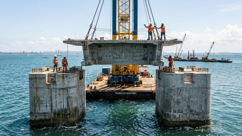 Sistema rodoviário da ponte Salvador-Itaparica deve gerar 7 mil empregos diretos na Bahia