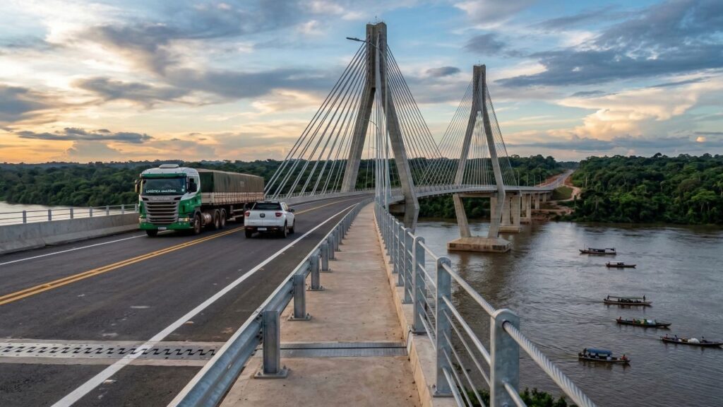Obra de R$ 405 milhões na Transamazônica cria ponte estaiada sobre o rio Xingu e muda a rotina de 145 mil moradores