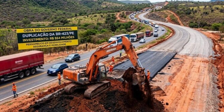 Rodovia aguardada há décadas recebe megainvestimento de R$ 554 milhões e Pernambuco destrava duplicação da BR-423 para aumentar segurança viária e reduzir acidentes na região
