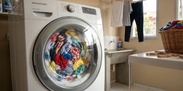 A hora de lavar roupa pode influenciar a conta de luz, a secagem e até a umidade da casa