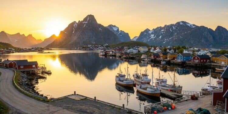 O lugar onde o relógio marca madrugada, mas o céu continua claro como se ainda fosse fim de tarde