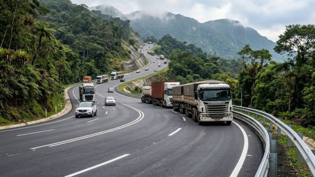 Rodovia estratégica do Paraná entra em nova fase de modernização e promete viagens mais seguras na Serra do Mar