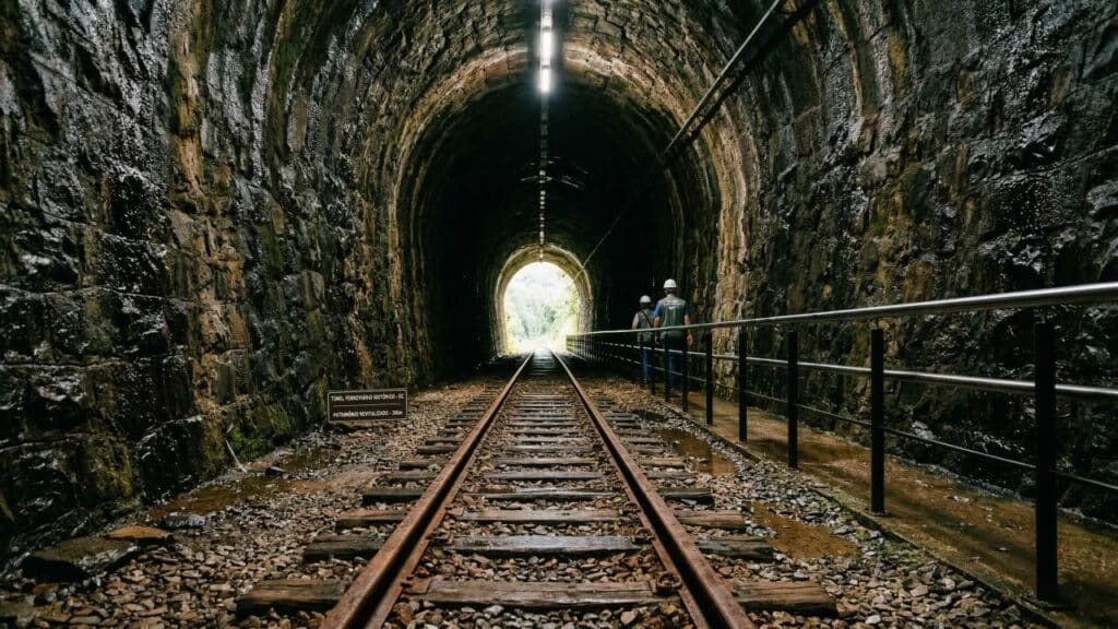 Esquecido por quase 50 anos, maior túnel ferroviário de SC pode ganhar nova vida com projeto de revitalização