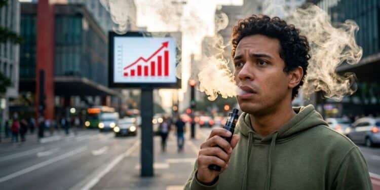Crescimento do uso de vape entre adolescentes quase dobra e autoridades fazem alerta preocupante de saúde
