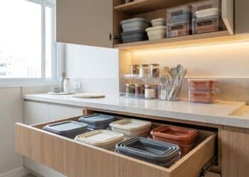 Os recipientes Tupperware empilháveis estão fora de moda: a nova tendência ocupa menos espaço e moderniza a sua cozinha