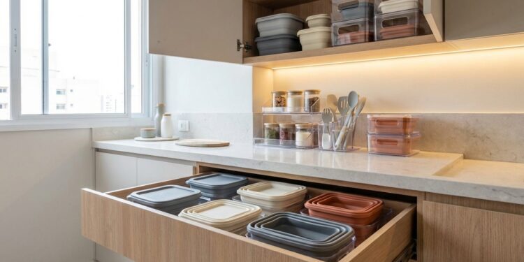 Os recipientes Tupperware empilháveis estão fora de moda: a nova tendência ocupa menos espaço e moderniza a sua cozinha