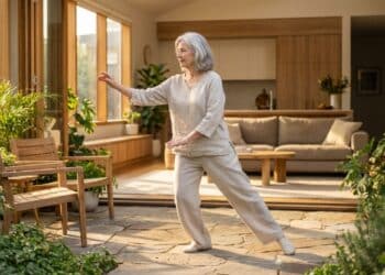 O exercício para maiores de 65 anos que melhora o equilíbrio e a flexibilidade