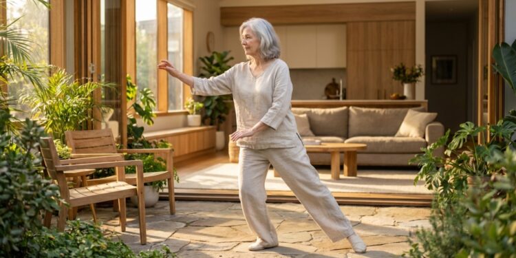 O exercício para maiores de 65 anos que melhora o equilíbrio e a flexibilidade