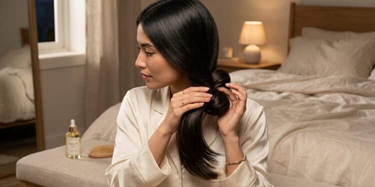 Efeito cabelo de rica: o truque das pontas seladas antes de dormir