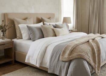 Cama em camadas: a técnica que transforma seu quarto em capa de revista